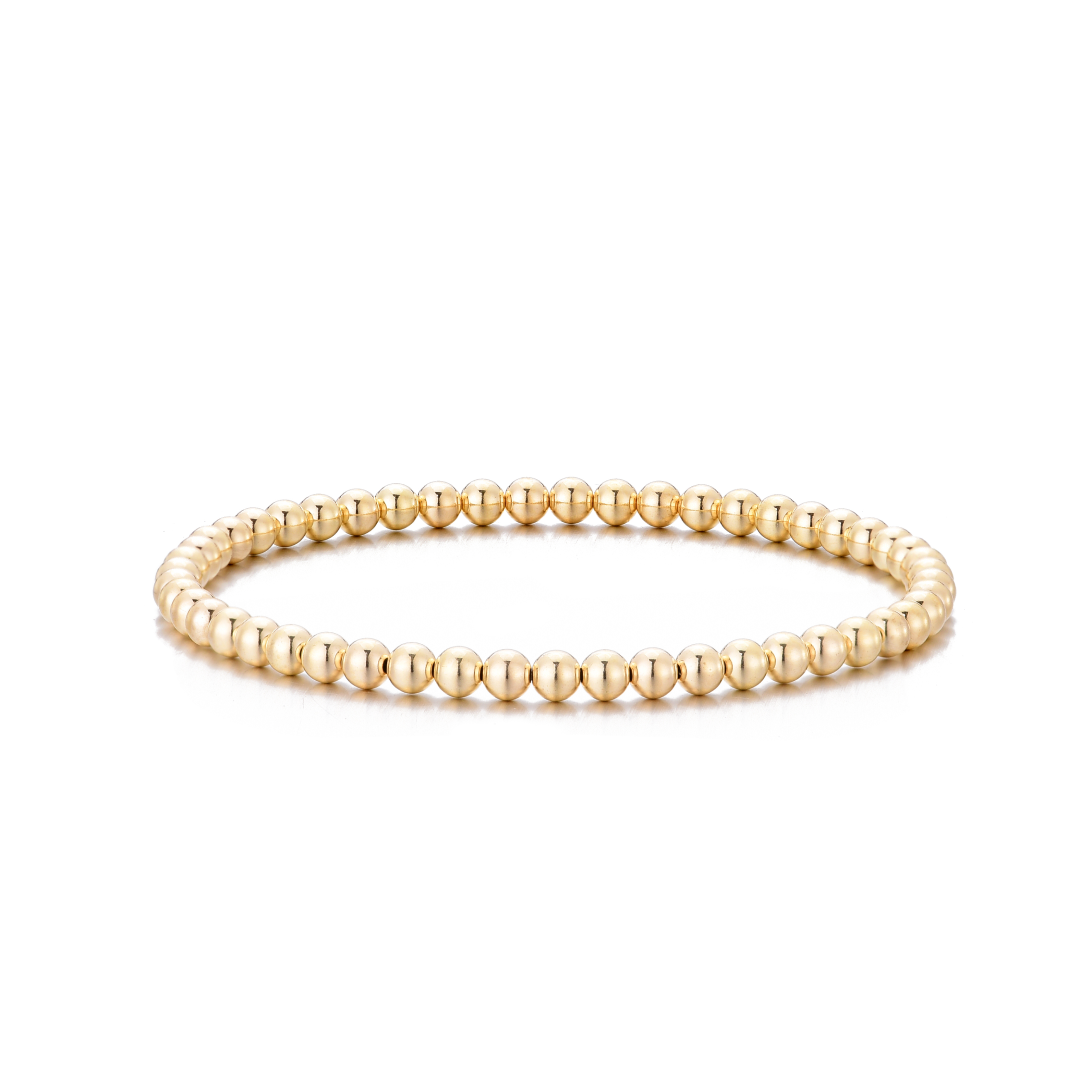 5MM Gold Ball Bracelet