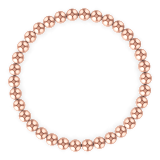 5MM Rose Gold Ball Bracelet