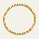 3MM Gold Ball Bracelet