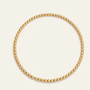 3 mm Gold Ball Necklace