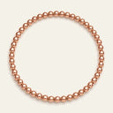 3MM Rose Gold Ball Bracelet