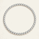 3MM Silver Ball Bracelet