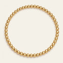 4MM Gold Ball Anklet