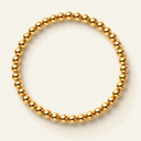 4MM Gold Ball Bracelet