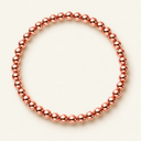 4MM Rose Gold Ball Bracelet