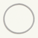 2MM Silver Ball Bracelet