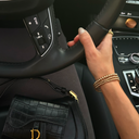 Official 433 Gold Bead Bracelet Stack