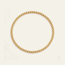 3MM Gold Ball Anklet