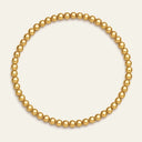 3MM Gold Ball Bracelet