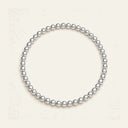 3MM Silver Ball Bracelet