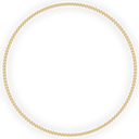 3 mm Gold Ball Necklace