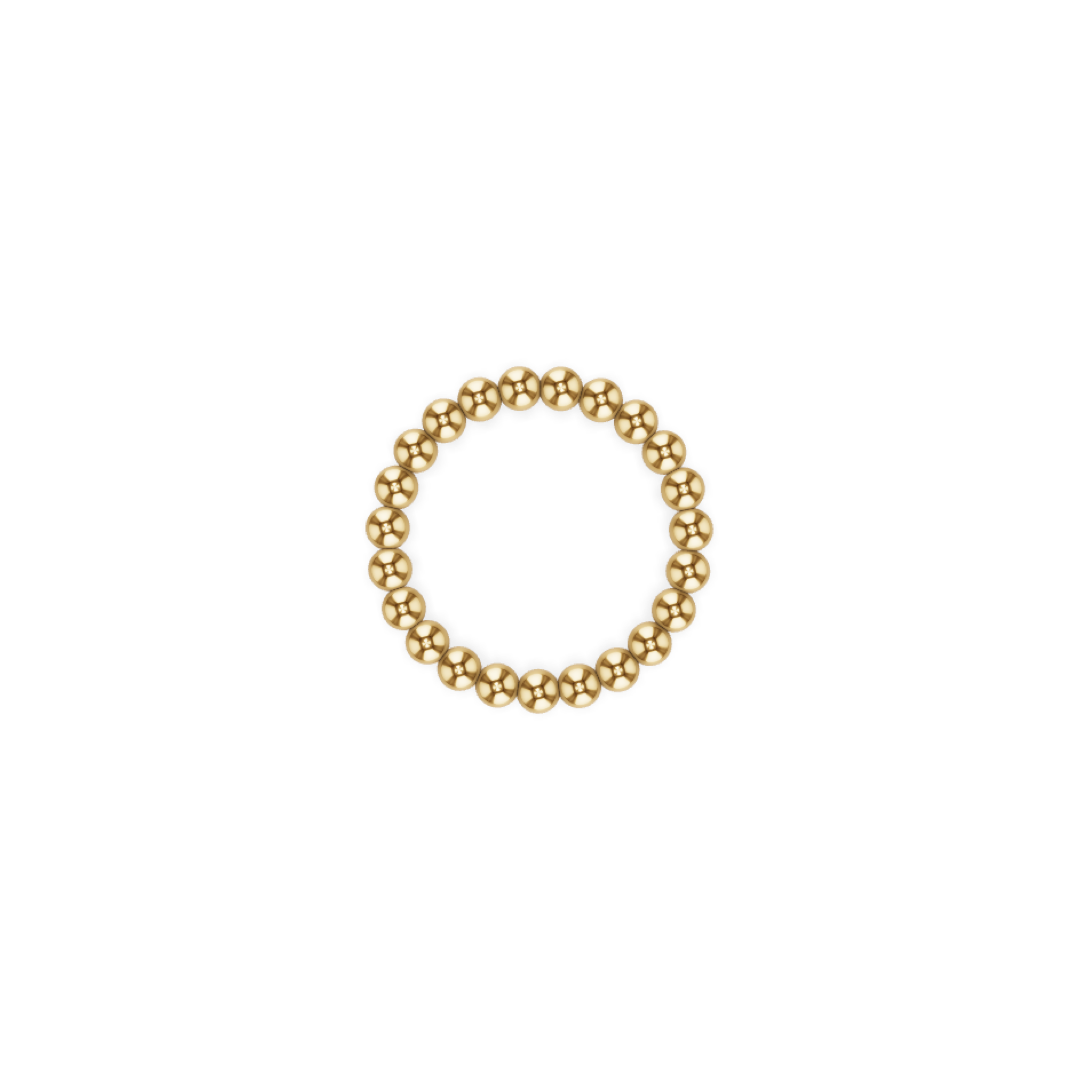 3MM Gold Ball Ring