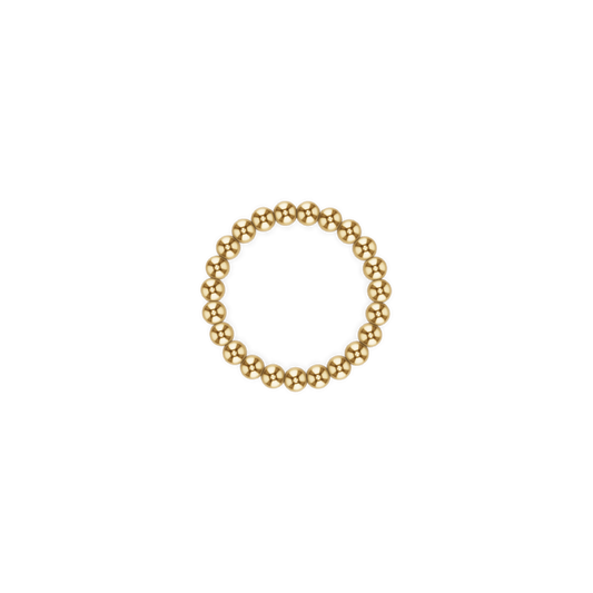 3MM Gold Ball Ring