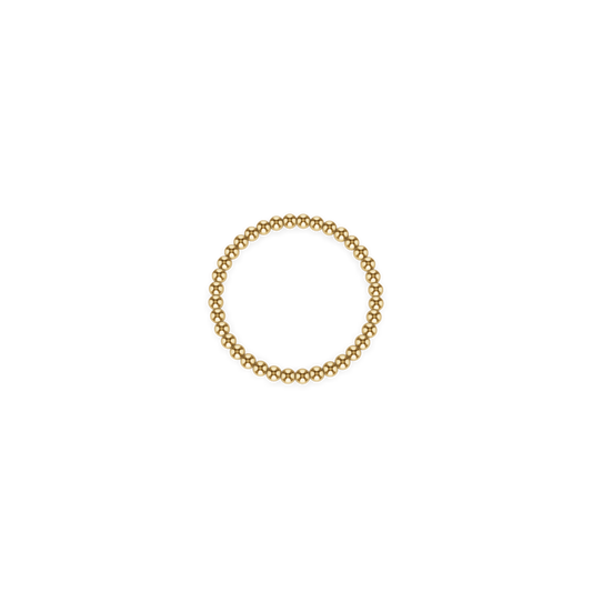 2mm gold ball ring