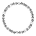 5MM Silver Ball Bracelet