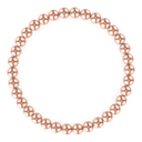 5MM Rose Gold Ball Bracelet