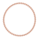 3MM Rose Gold Ball Bracelet